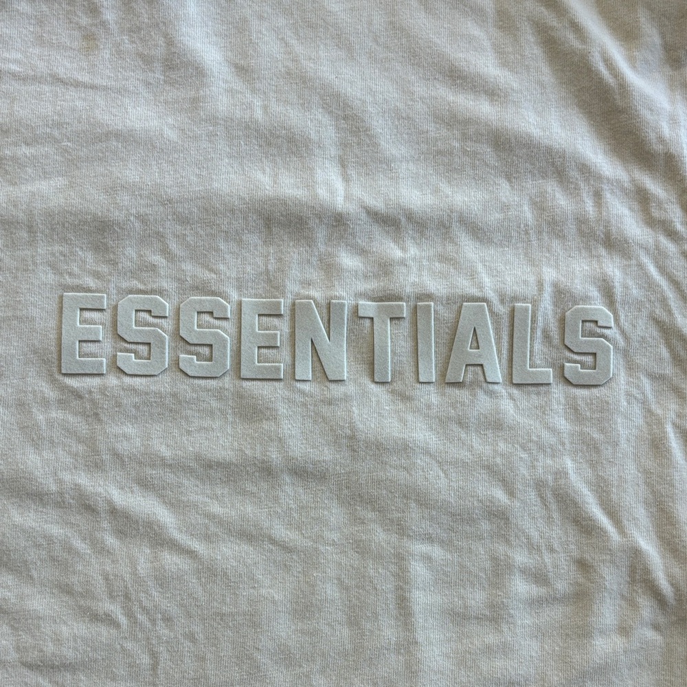 Essentials Men's Light Yellow Tee - Picture 2 of 7